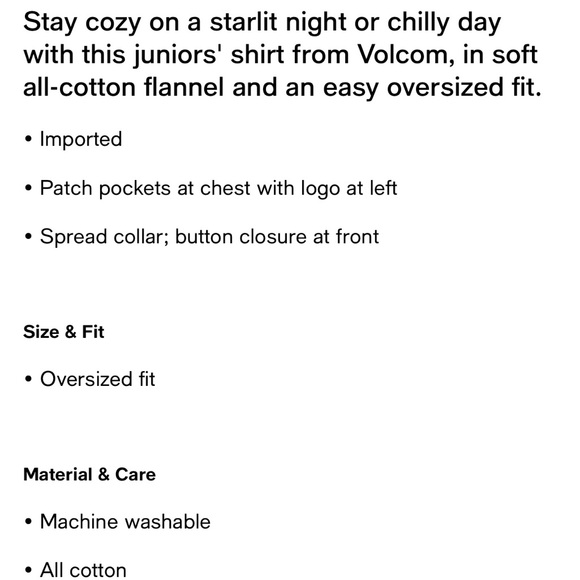 Volcom Oversize Me Cotton Plaid Shirt - M - Picture 6 of 7